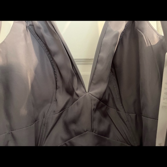 Azazie Maren Dress (in Fog) - Picture 7 of 8